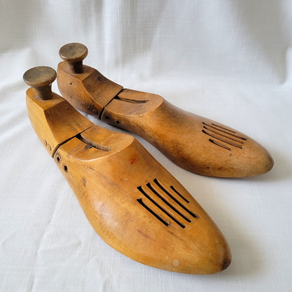 Vintage Men's Wooden Shoe Molds